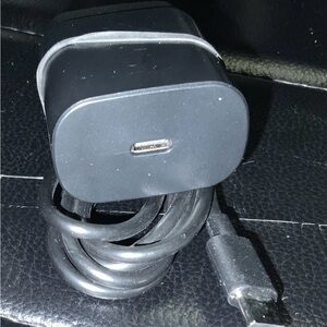 Black USB-C Wall Charger